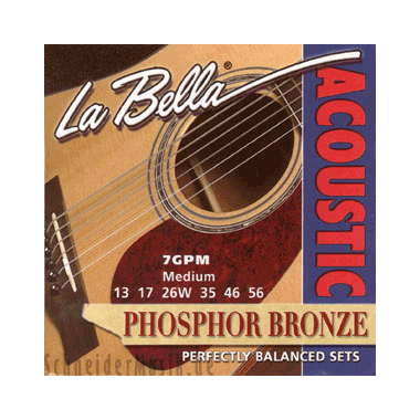 La Bella 7GPM Phosphor Bronze M