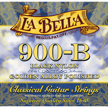 La Bella 900B Golden Superior (Nylon negro)