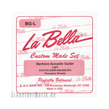La Bella BGE-L Electric Baritone Guitar