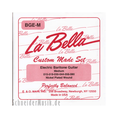 La Bella BGE-M Electric Baritone Guitar