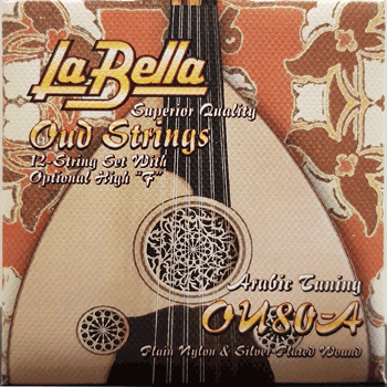 La Bella OU80A Oud (Arabic Tuning) 12-string
