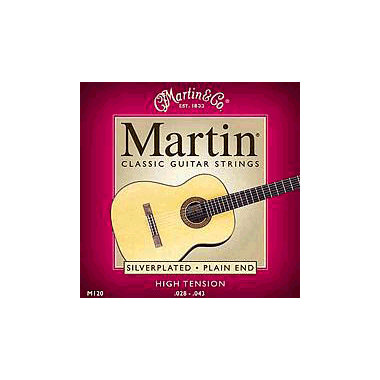 Martin M120 Classical Silverplated - Plain End