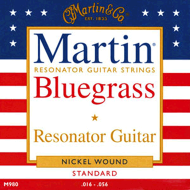 Martin M980 Bluegrass Nickel Resonator guitar Standard
