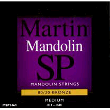 Martin MSP3460  Mandolinen Saiten, 80/20 Bronze Wound, 8 string M (lazo )