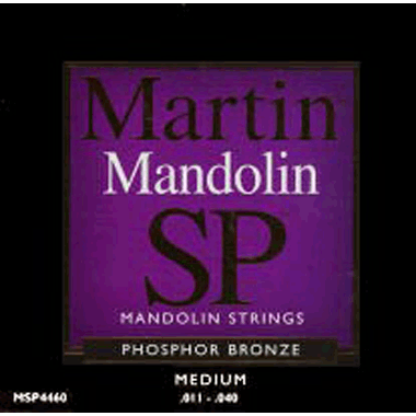 Martin MSP4460 Mandolinen Saiten, 92/8 Phosphor Bronze Wound M Loop End