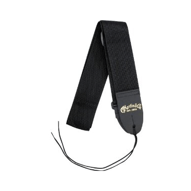 Martin 18AS50B Nylon Guitar Strap, black