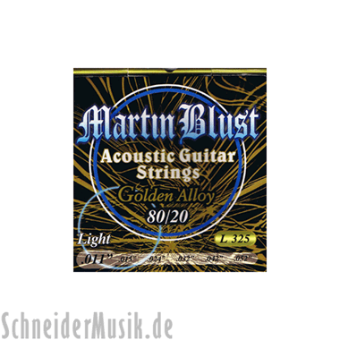 Martin Blust L325 Acoustic Golden Alloy 80/20, Light