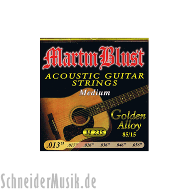 Martin Blust M235 Acoustic Golden Alloy 85/15, Medium