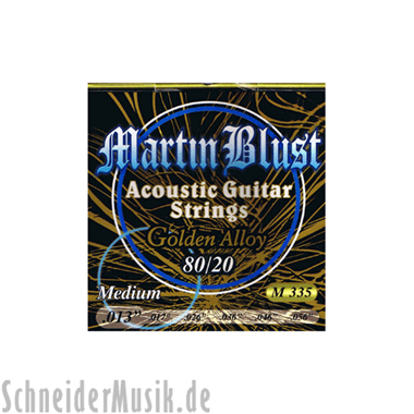 Martin Blust M335 Acoustic Golden Alloy 80/20, Medium