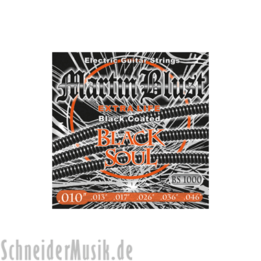 Martin Blust BS1000 Electric BLACK SOUL (black coated)