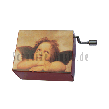 Musical Box Angel with melody "O Maria"