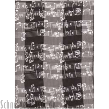 Scarf "Sheet music" black-white