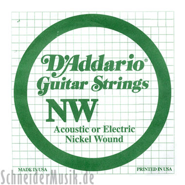 D'Addario NW039 XL Nickel Wound