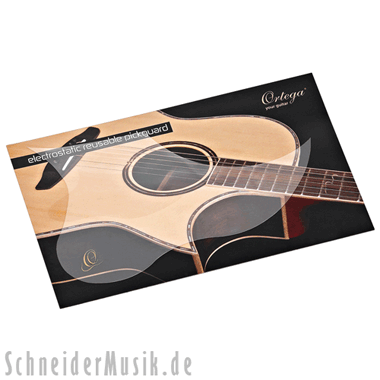 Ortega Electrostatic Reusable Pickguard (removable)