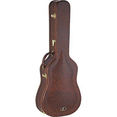Ortega OGAC-30BR Acoustic Guitar Case (Hard Shell), Grand Auditorium