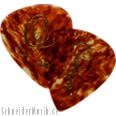 Ortega OGP-TO-M10 Celluloid Picks, Medium - Tortoise (10-pack)