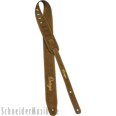 Ortega OSS1-BR Suede Leather Strap, brown