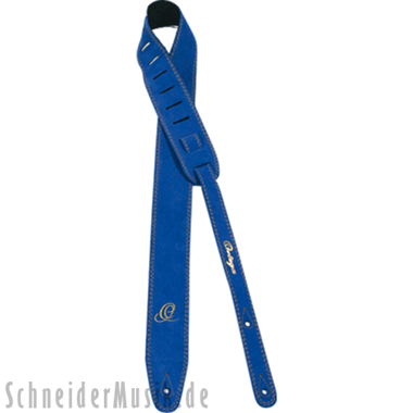 Ortega OSS2-BL Suede Leather Strap, blue