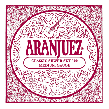 Aranjuez A300 CLASSIC SILVER Set, Medium Tension (purple)
