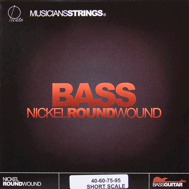 Picato 735 SS Bass Nickel Roundwound, Short Scale, medium