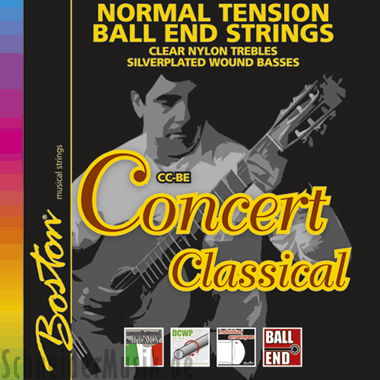 Boston CC-BE CONCERT Classical Set, Normal Tension (Ball End)