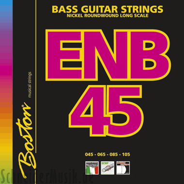 Boston ENB 45 Bass Nickel Roundwound, Long Scale, medium