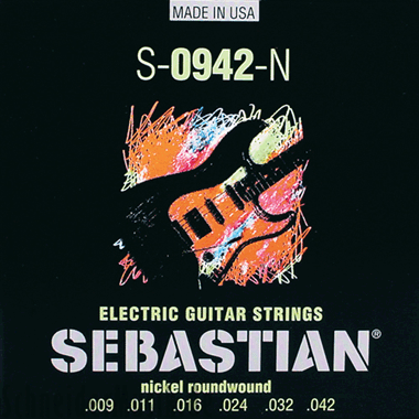 Sebastian S-0942-N Electric Guitar Nickel Roundwound