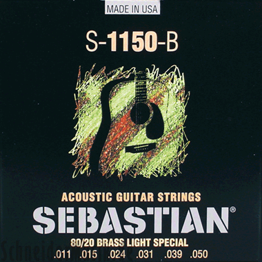 Sebastian S-1150-B Acoustic 80/20 Brass, Light Special