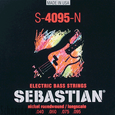 Sebastian S-4095-N Bass Nickel Roundwound, Long Scale