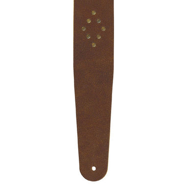 Planet Waves 25VNRD01-DX Vintage & Western Deluxe Blasted Leather Strap brown w/Row Rivets