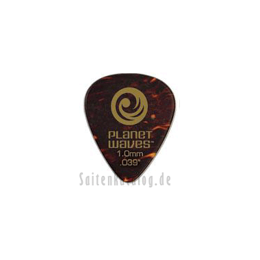 Planet Waves 1CSH6-10 Celluloid Standard Picks 1.00mm Heavy - shell (10 pack)