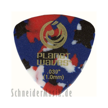 Planet Waves 2CMC2-25 Celluloid Wide Picks 0.50mm Light - multi-colour (25 pack)