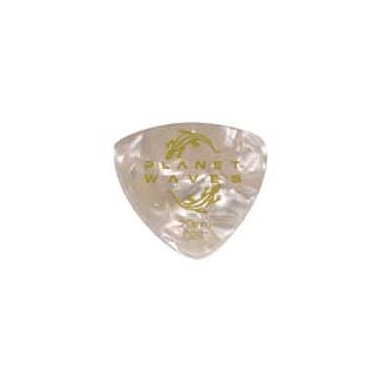 Planet Waves 2CWP2-100 Celluloid Wide Guitar Picks 0.50mm Light - white pearl (100 pack)