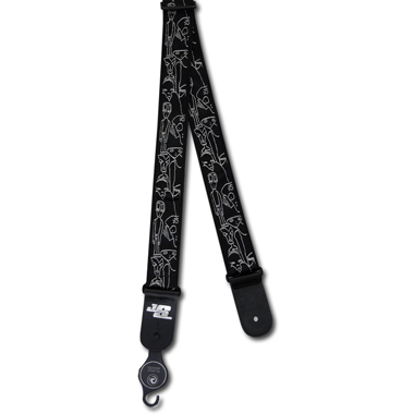 Planet Waves 50JS05 JOE SATRIANI Woven Strap Collection - Silver Sketches