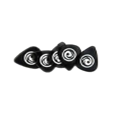 Planet Waves 10BK6-5 Surepicks 1.17mm Heavy - translucent black (5 pack)