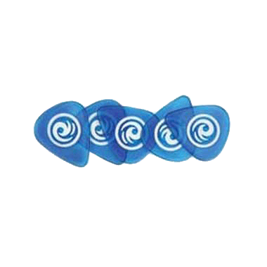 Planet Waves 10BU4-5 Surepicks 0.91mm Medium - translucent blue (5 pack)