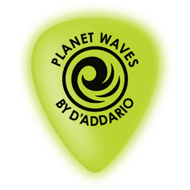 Planet Waves 1CCG7-100 CELLUGLOW Glow Celluloid Picks - 1.25mm X-Heavy, 100-pack