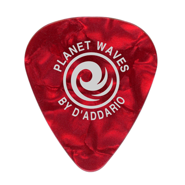 Planet Waves 1CRP4-10 Celluloid Standard Picks 0.70mm Medium - red pearl (10 pack)