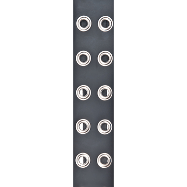 Planet Waves 20LGS03 Metal Strap Collection Correa de Cuero - Grommet 2