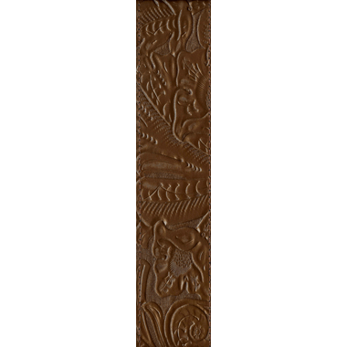 Planet Waves 25LBNJE01-DX Deluxe Banjo Strap, embossed leather, brown