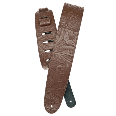 Planet Waves 25LE01 Vintage & Western Embossed Leather Strap, brown