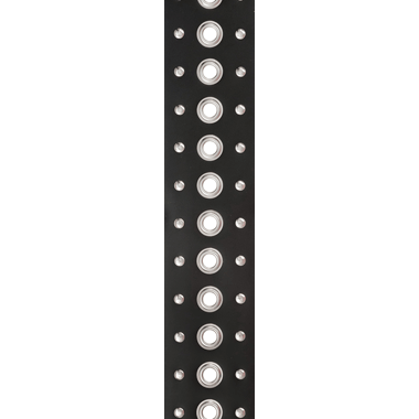 Planet Waves 25LGS02 Metal Strap Collection Leather Strap - Grommet 1