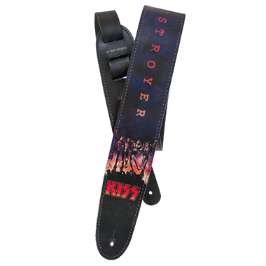 Planet Waves 25LK03 The KISS Collection Leather Strap - Destroyer