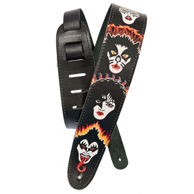 Planet Waves 25LK04 The KISS Collection Correa de Cuero - Rock and Roll Over