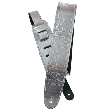 Planet Waves 25LK06 The KISS Collection Leather Strap - Double Platinum