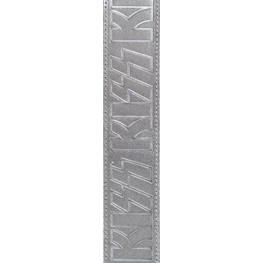 Planet Waves 25LK06 The KISS Collection Leather Strap - Double Platinum