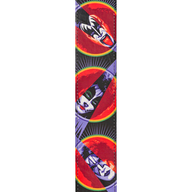 Planet Waves 25LK07 The KISS Collection Leather Strap - Sonic Boom