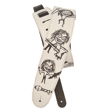 Planet Waves 25LOZ02 OZZY OSBORNE Collection Leather Strap - Cartoon