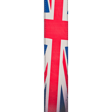 Planet Waves 25LTW01 THE WHO Collection Leather Strap - Flag