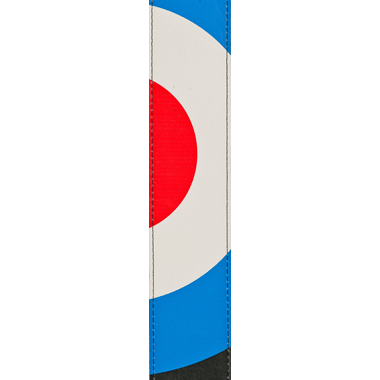 Planet Waves 25LTW02 THE WHO Collection Leather Strap - Bulls Eye